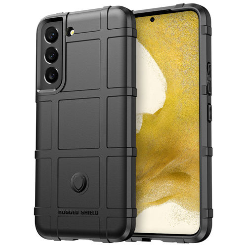 Anti-Shock Grid Texture Shockproof Case for Samsung Galaxy S22+ (Black)