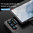 Anti-Shock Grid Texture Shockproof Case for Samsung Galaxy S22 Ultra - Black