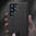 Anti-Shock Grid Texture Tough Case for Samsung Galaxy S22 Ultra - Black