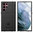 Anti-Shock Grid Texture Shockproof Case for Samsung Galaxy S22 Ultra - Black