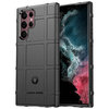 Anti-Shock Grid Texture Shockproof Case for Samsung Galaxy S22 Ultra - Black
