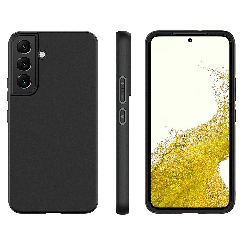Flexi Stealth Liquid Silicone Case for Samsung Galaxy S22+ (Black) Matte