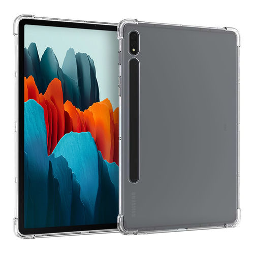 Flexi Gel Shockproof Case for Samsung Galaxy Tab S7 / S8 - Clear (Gloss Grip)