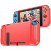 Flexi Slim Carbon Fibre Case for Nintendo Switch - Brushed Red