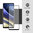 Imak Full Coverage Tempered Glass Screen Protector for Motorola Moto G51 5G - Black