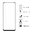Imak Full Coverage Tempered Glass Screen Protector for Motorola Moto G51 5G - Black