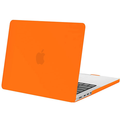 Frosted Hard Shell Case for Apple MacBook Pro (14-inch) 2024 / 2023 / 2021 - Orange