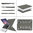Frosted Hard Shell Case for Apple MacBook Pro (14-inch) 2024 / 2023 / 2021 - Grey