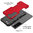 Heavy Duty Drop Defender Shockproof Case for Samsung Galaxy S22+ (Red)