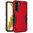 Heavy Duty Drop Defender Shockproof Case for Samsung Galaxy S22+ (Red)