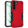 Heavy Duty Drop Defender Shockproof Case for Samsung Galaxy S22 (Red)