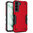 Heavy Duty Drop Defender Shockproof Case for Samsung Galaxy S22 (Red)