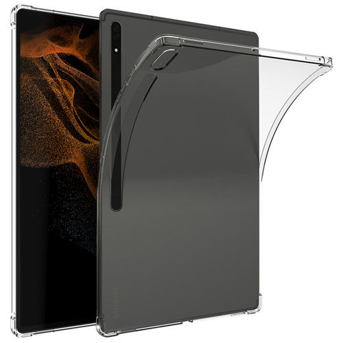 Flexi Gel Shockproof Case for Samsung Galaxy Tab S8 Ultra - Clear (Gloss Grip)