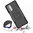 Dual Layer Rugged Tough Case & Stand for Motorola Moto G51 5G - Black