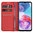 Leather Wallet Case & Card Holder Pouch for Samsung Galaxy A53 - Red
