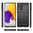 Flexi Slim Carbon Fibre Case for Samsung Galaxy A73 - Brushed Black