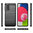 Mofi Flexi Slim Carbon Fibre Case for Samsung Galaxy A23 - Brushed Black