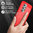 Mofi Flexi Slim Carbon Fibre Case for Samsung Galaxy A23 - Brushed Red