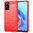 Mofi Flexi Slim Carbon Fibre Case for Oppo A76 / A96 4G - Brushed Red