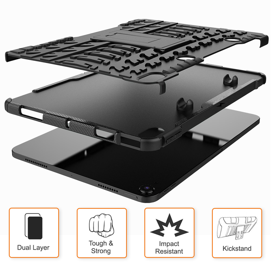 Dual Layer Rugged Shockproof Case for Apple iPad Air (5th Gen)