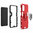 Slim Armour Shockproof Case / Finger Ring Holder for Samsung Galaxy A13 4G / 5G / A04s - Red