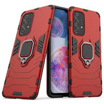Slim Armour Shockproof Case / Finger Ring Holder for Samsung Galaxy A53 - Red