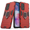 Slim Armour Shockproof Case / Finger Ring Holder for Samsung Galaxy A53 - Red