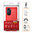 Flexi Slim Carbon Fibre Case for Motorola Edge 30 Pro - Brushed Red