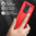 Flexi Slim Carbon Fibre Case for Oppo Find X5 - Brushed Red