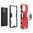 Slim Armour Shockproof Case / Finger Ring Holder for Oppo Find X5 Pro - Red