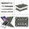 Frosted Hard Shell Case for Apple MacBook Pro (16-inch) 2024 / 2023 / 2021 - Grey (Matte)