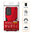 Heavy Duty Drop Defender Shockproof Case for Samsung Galaxy A73 (Red)