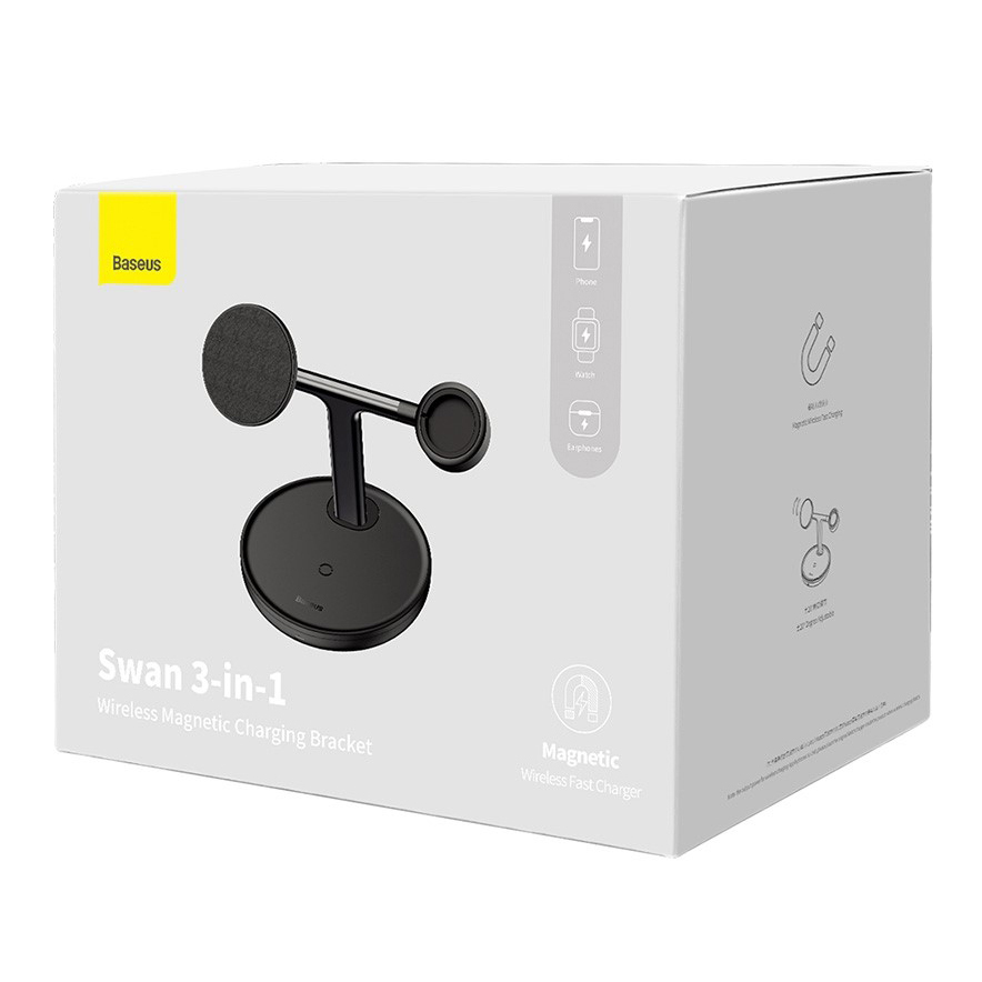 Baseus Swan Wireless Charging Station for Phone Watch AirPods