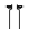 Short Double Right Angle USB Type-C Charging Cable (30cm) for Phone / Tablet