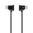 Short Double Right Angle USB Type-C Charging Cable (30cm) for Phone / Tablet
