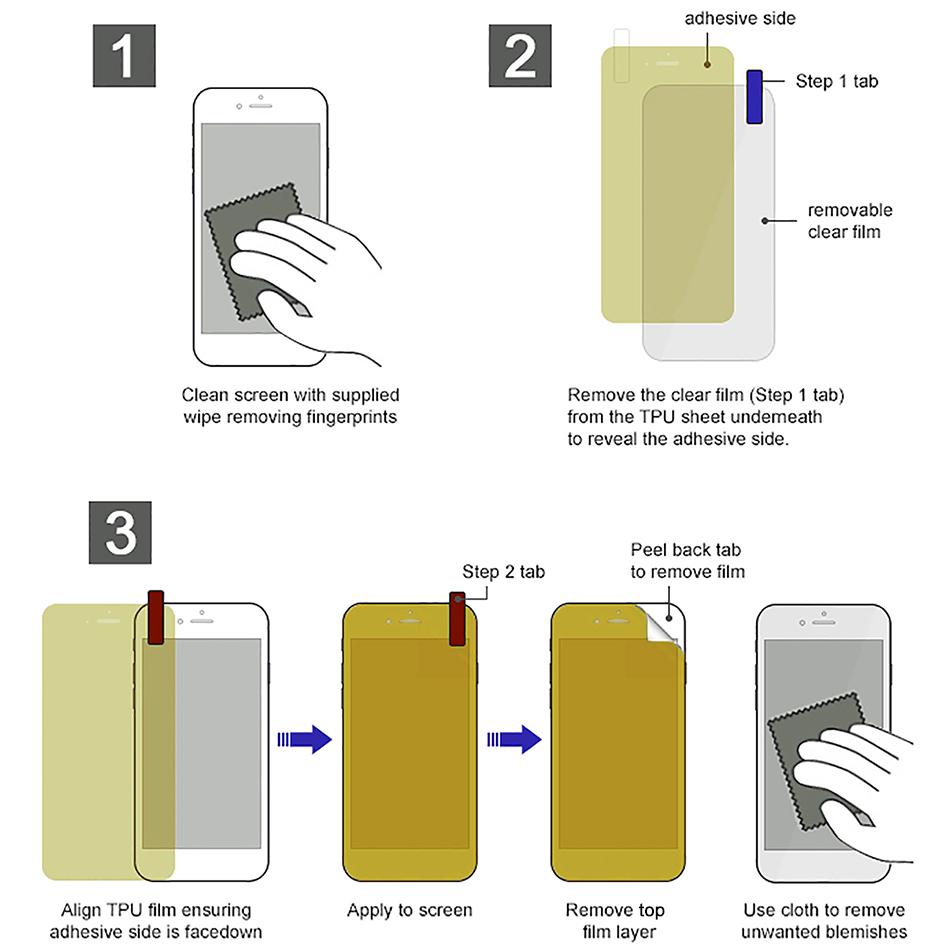 Full Coverage TPU Screen Protector for Samsung Galaxy S20