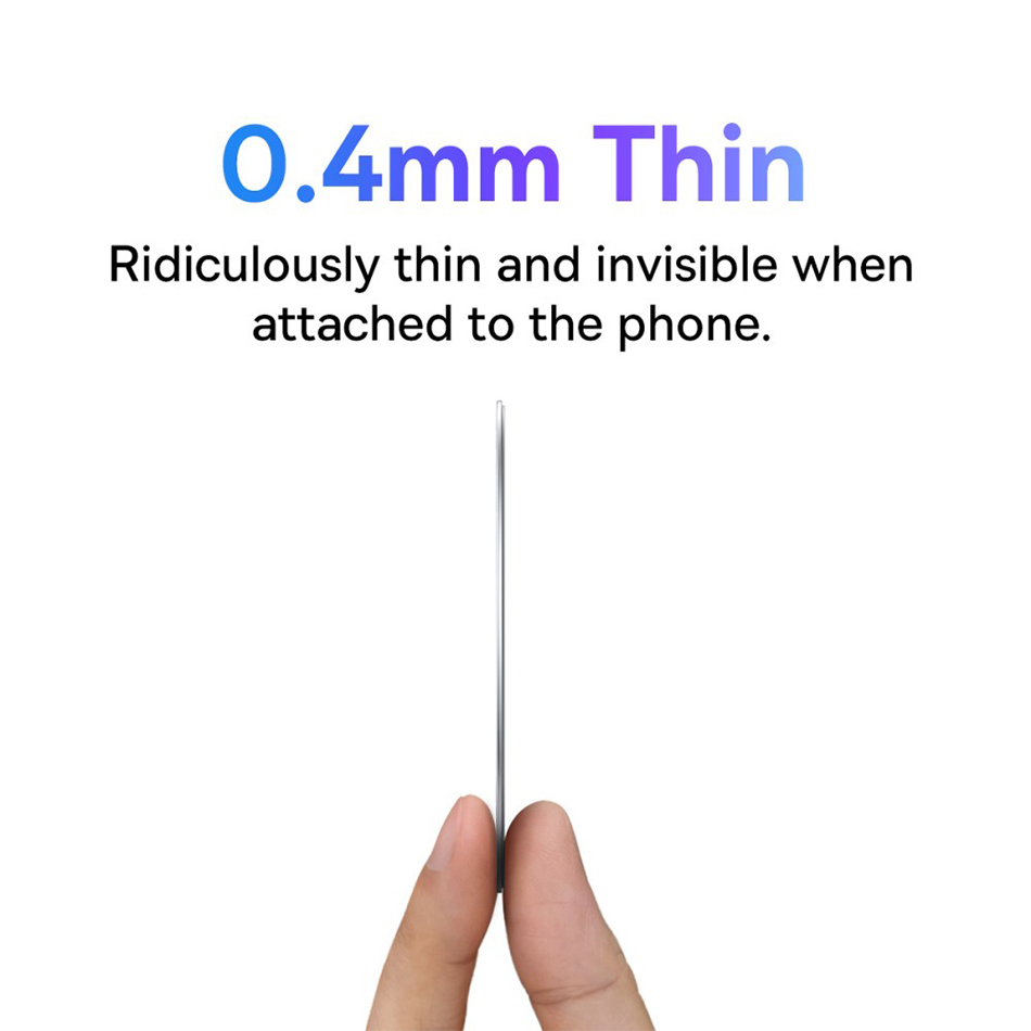 Baseus Halo (MagSafe) Magnetic Metal Ring Back Plate (2-Pack) for Mobile Phone