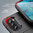 Anti-Shock Grid Texture Tough Case for Motorola Moto G82 - Black