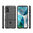 Anti-Shock Grid Texture Tough Shockproof Case for Motorola Moto G82 - Black