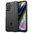 Anti-Shock Grid Texture Tough Shockproof Case for Motorola Moto G82 - Black