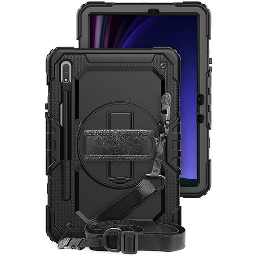 Dual Armour / Hand Strap / Heavy Duty Shockproof Case for Samsung Galaxy Tab S8