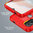 Flexi Slim Carbon Fibre Case for Nokia C21 Plus - Brushed Red