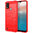 Flexi Slim Carbon Fibre Case for Nokia C21 Plus - Brushed Red