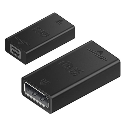 DisplayPort 1.4 (Female) Extension to Mini DisplayPort (Female) Adapter Connector
