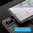 Anti-Shock Grid Texture Tough Case for Google Pixel 6a - Black