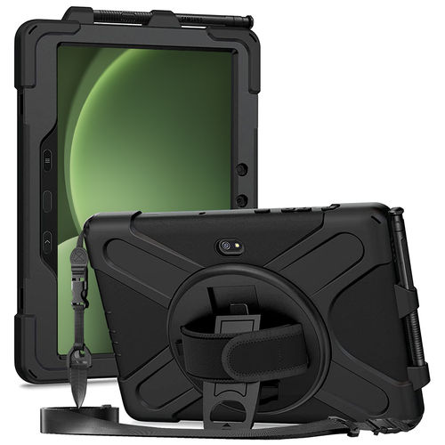 360 Hand Holder / Shoulder Strap / Shockproof Case for Samsung Galaxy Tab Active5 Pro / Active4 Pro