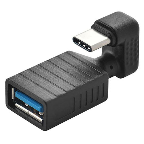 U-Shape (180 Degree) USB Type-C to USB 3.0 (Female) OTG Converter Adapter