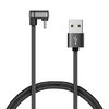 Long U-Shape (180 Degree) USB Type-C (Anti-tangle) Charging Cable (2m) - Black
