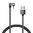 Long U-Shape (180 Degree) USB Type-C (Anti-tangle) Charging Cable (2m) - Black