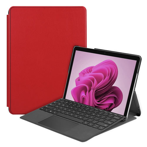 Slim Smart Case & Stand for Microsoft Surface Go 4 / 3 (10.5-inch) - Red
